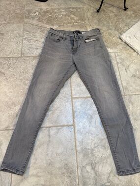 Banana Republic Gray Stretch Skinny Jeans